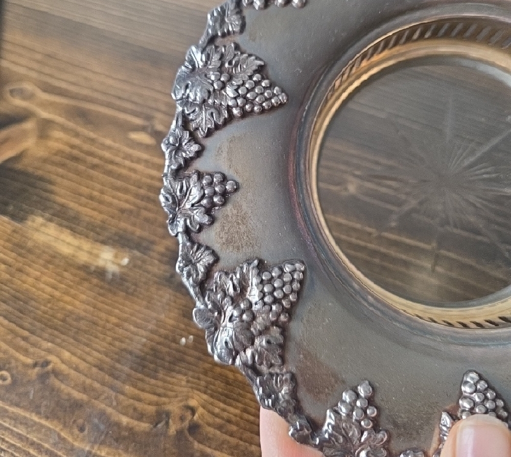 Elegant Silver Decorative Plate‎ - Picture 11 of 13